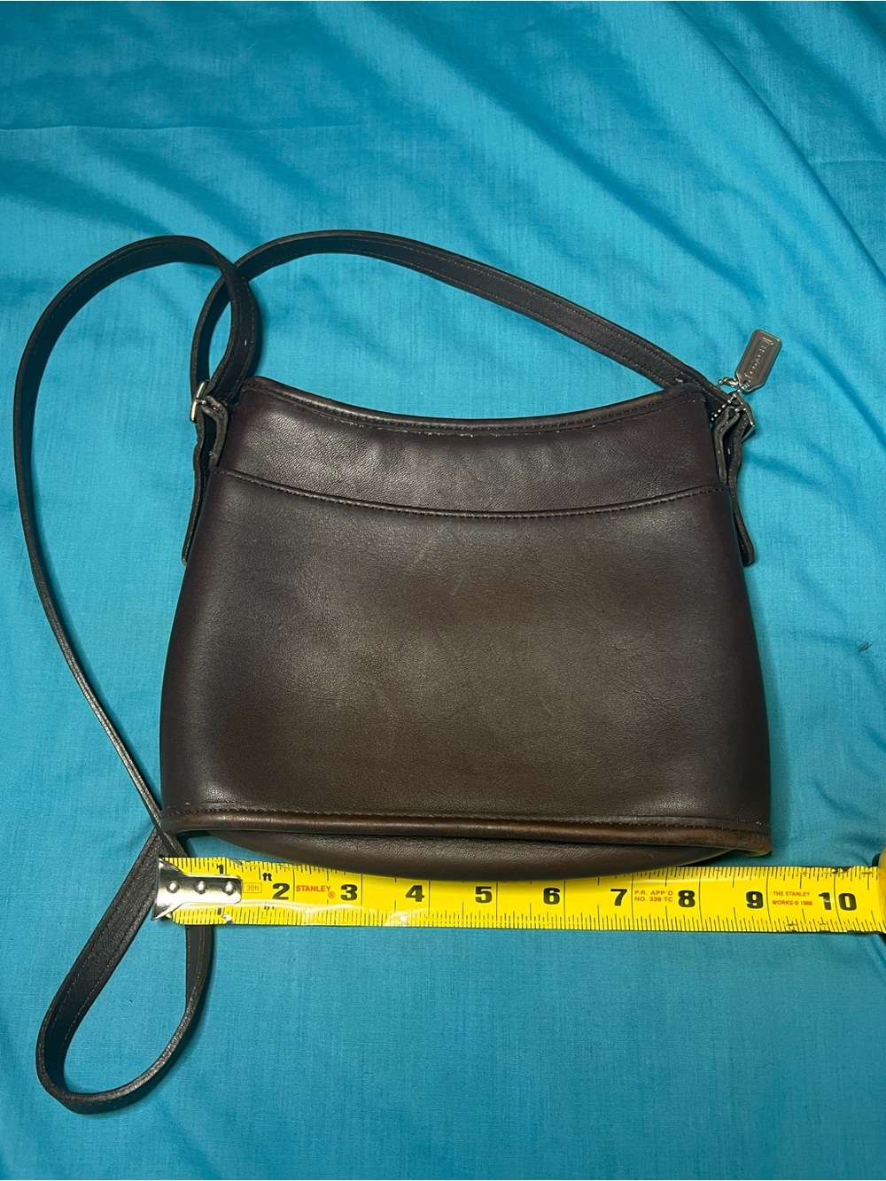 Vintage Coach Mambo Brown Leather Crossbody Bag G9C-9062 - Picture 13 of 16